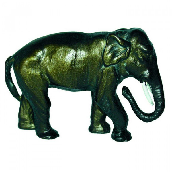 Figur Elefant Dompteur Trophäe Edles auf Sockel