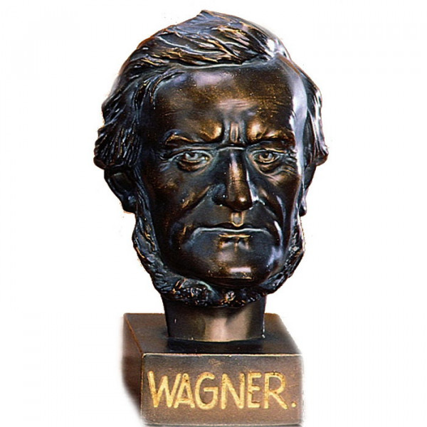 Außergewöhnliche Figur Kopf Wagner Komponist Klassik