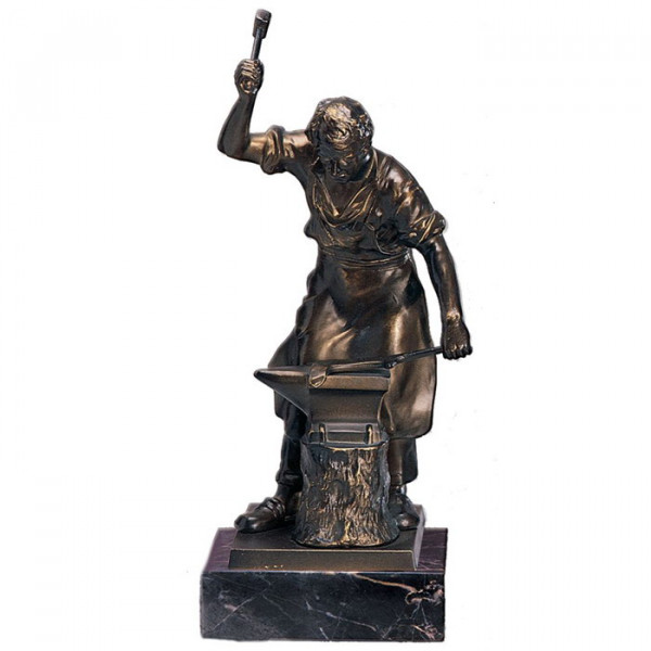 Figur Schmied Hammer Amboss