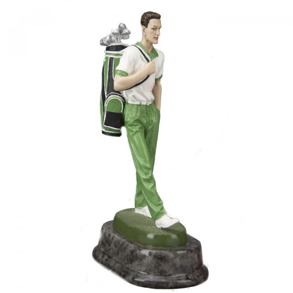 Hochwertige bemalte Golf Figur Caddie