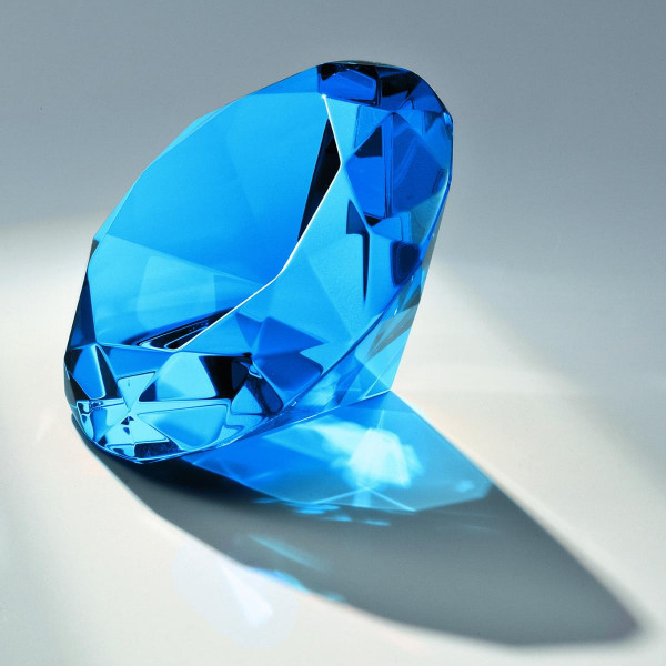 Kristallglas Diamant "Blue Diamond"