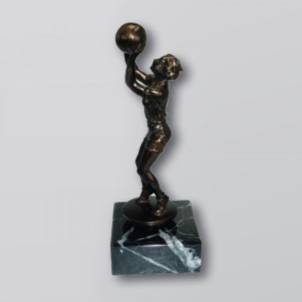 Figur Volleyball Damen Bronze