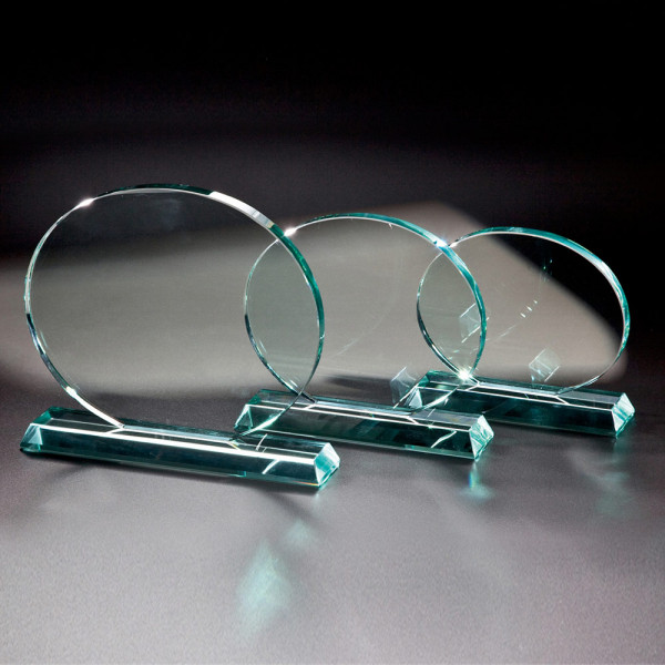 Glasaufsteller Glaspokal Oval