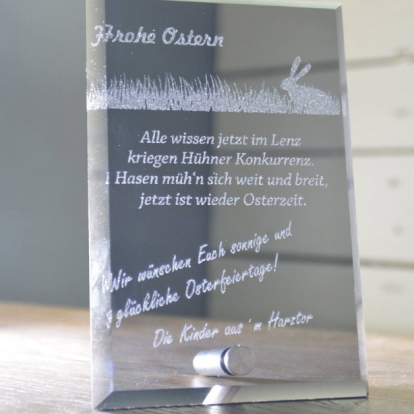 Glasaufsteller "BlackRod"