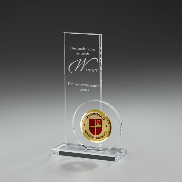 Kristallglas Trophäe D-Shape