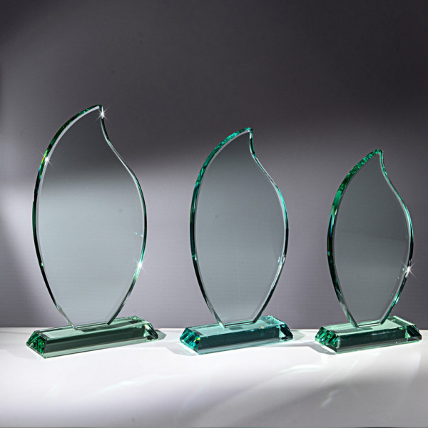 Glasaufsteller Glaspokal Flamme