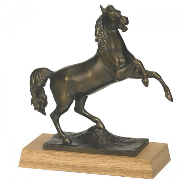 Figur Sachsenross Reiten Pferdesport Pokal Auszeichnung