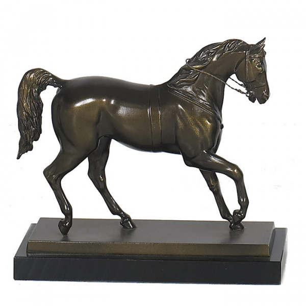 Elegante Figur Pferd Trab Dressur Reitsport Siegertrophäe