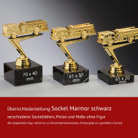 Marmorsockel / Standfuß schwarz