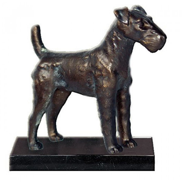 Figur Hund Foxterrier - Terrier Verein Auszeichnung Sporttrophäe