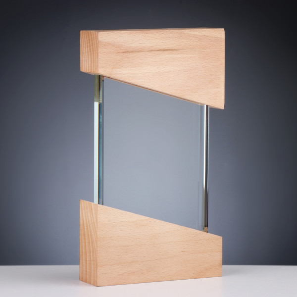 Kristall Glas Trophäe Nature Birte