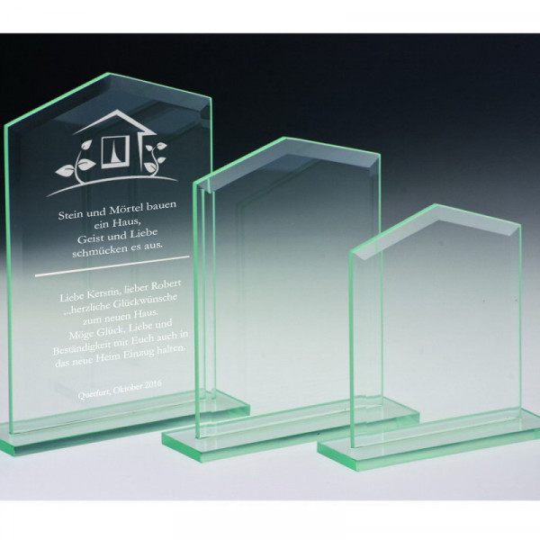 Glasaufsteller Glashaus