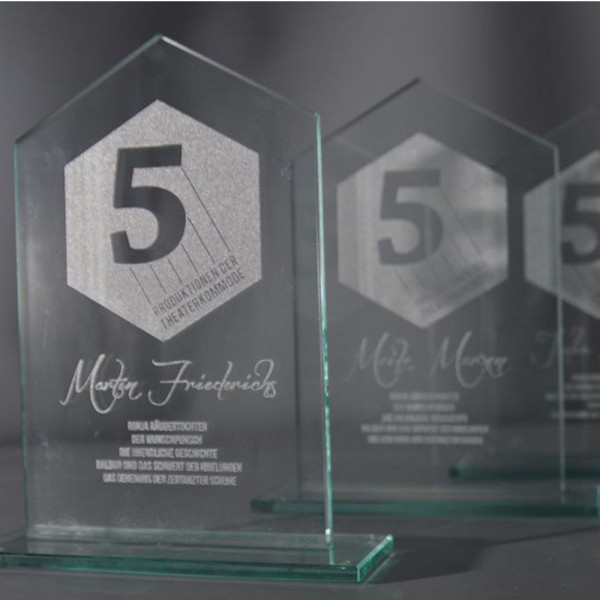 Glasaufsteller Glashaus