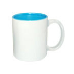 Tasse hellblau Innenseite