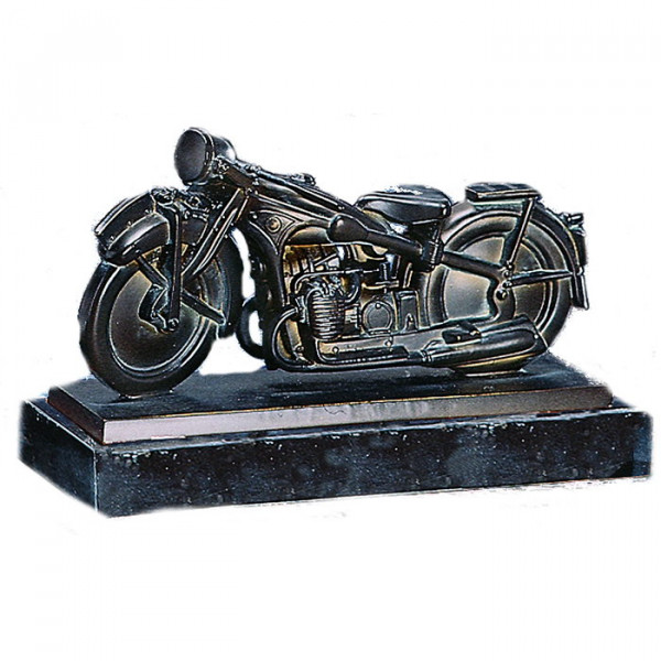 Metall Figur Klassik Motorrad Motorsport Trophy Oldtimer Pokal