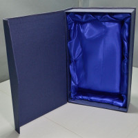 Geschenkbox Geschenkpackung Blau 21x19x7cm