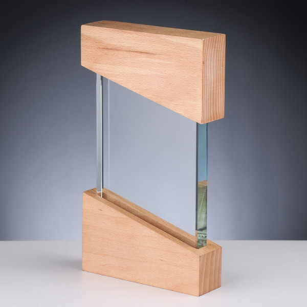 Kristall Glas Trophäe Nature Birte