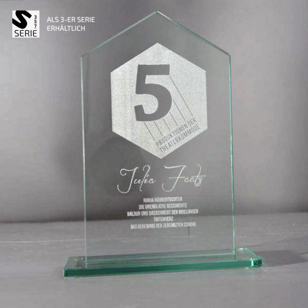 Glasaufsteller Glashaus