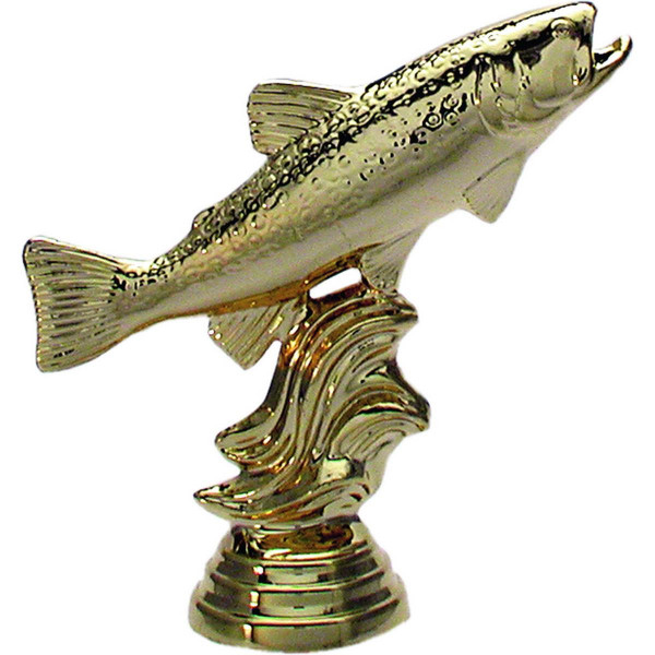 Pokal Angler Figur Forelle