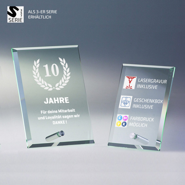 Glasplatte "ClearPin"