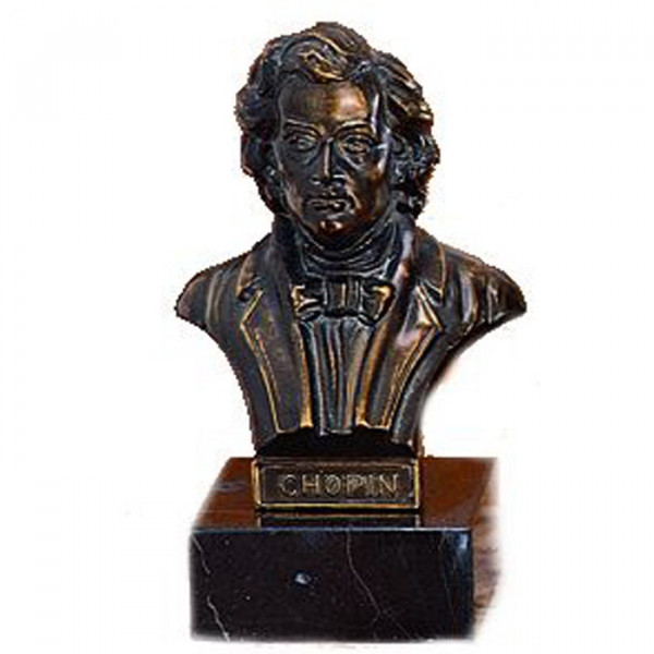 Hochwertige Büste vom Pianist Frédéric Chopin