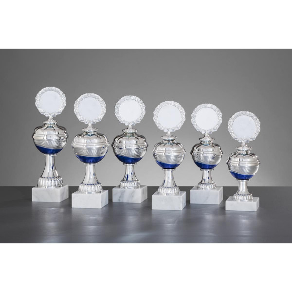 Pokal Silber-Blau Economy