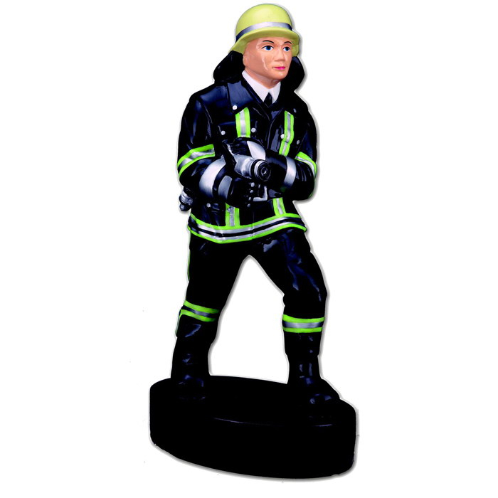 Sammelfigur Feuerwehrmann Firefighter Figur Deutschland 1990 1:32 7 cm Metall