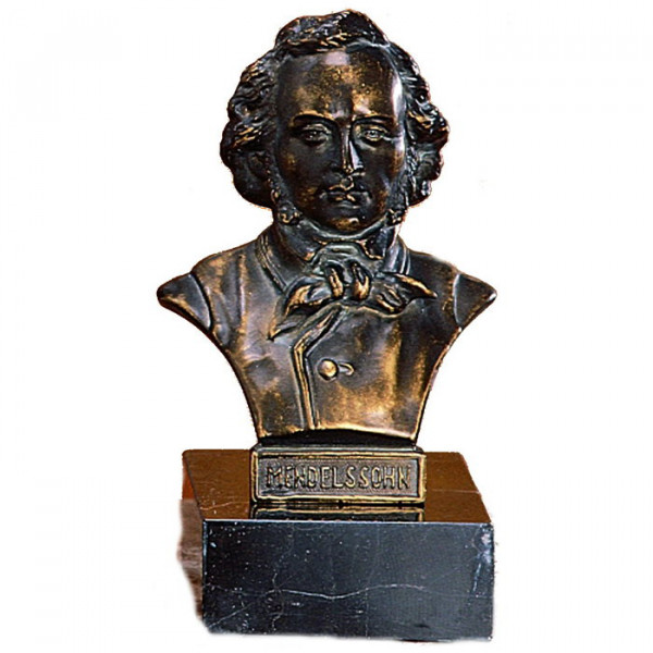 Exklusive Büste vom Organist und Pianist Mendelssohn