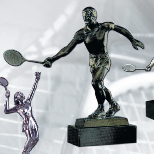 Sieger Figur Tennis Badminton Herren Pokal Sportehrung