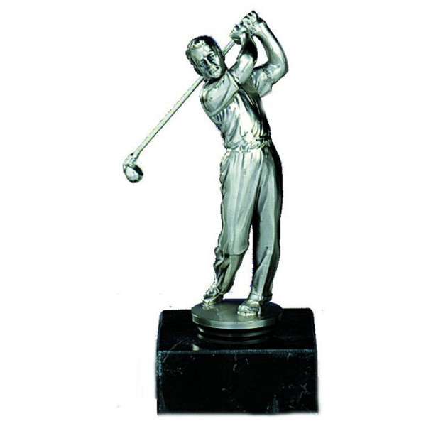 Figur Golf Herren Silberoptik