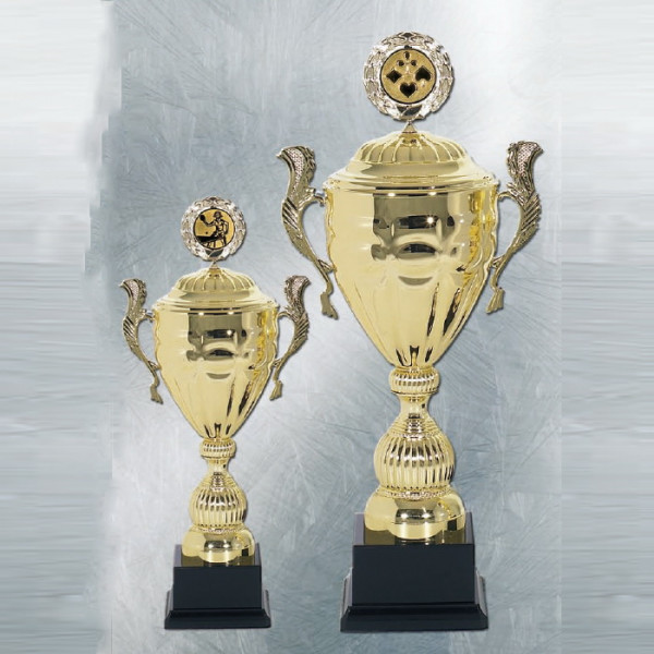 Siegertrophäe Vereinspokal Monument Edles Metalldesign