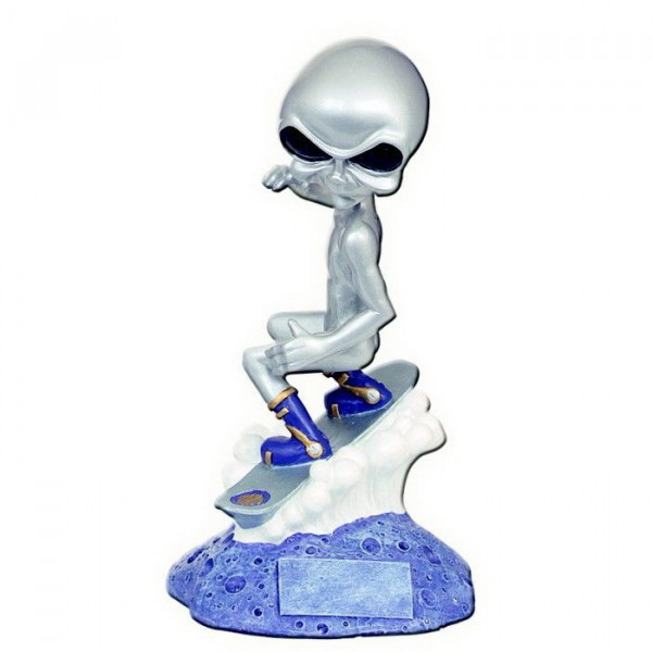 Alien Figur Snowboard Wintersport Fun Pokal Vereinspreis