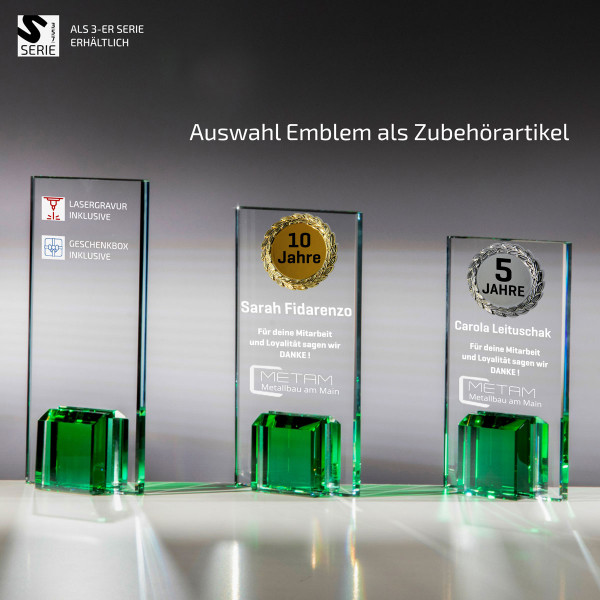 Green Glas Award Malerida