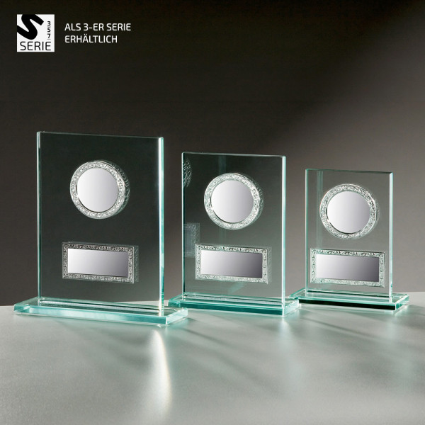 Pokal "Rechteck Rund-Emblem"