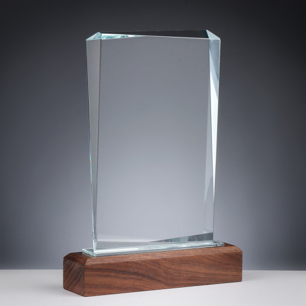 Kristall Glas Trophäe Nature Harold