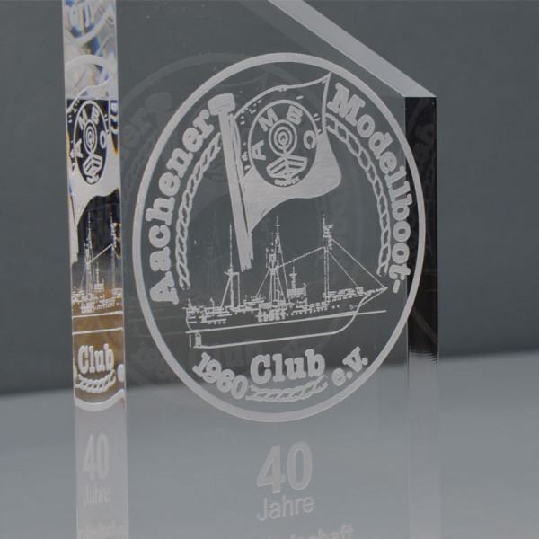 Acrylglas Trophäe Dolomiti