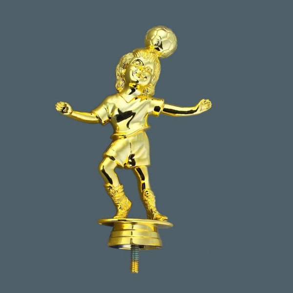 Mädchenfußball Pokal Gold