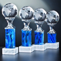Säulentrophäe Blue World
