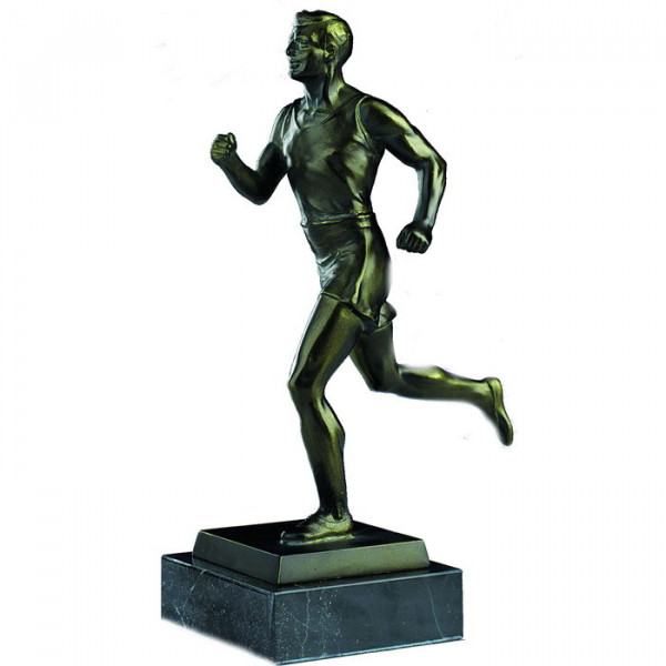 Edle Sieger Figur Leichtathletik Läufer Ehrentrophäe
