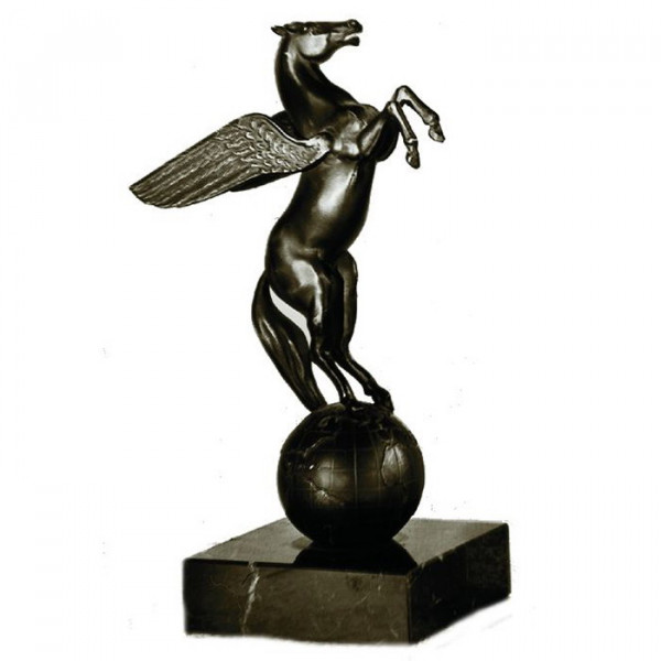 Edle Figur Pegasus Geflügeltes Pferd Altes Griechenland Antik