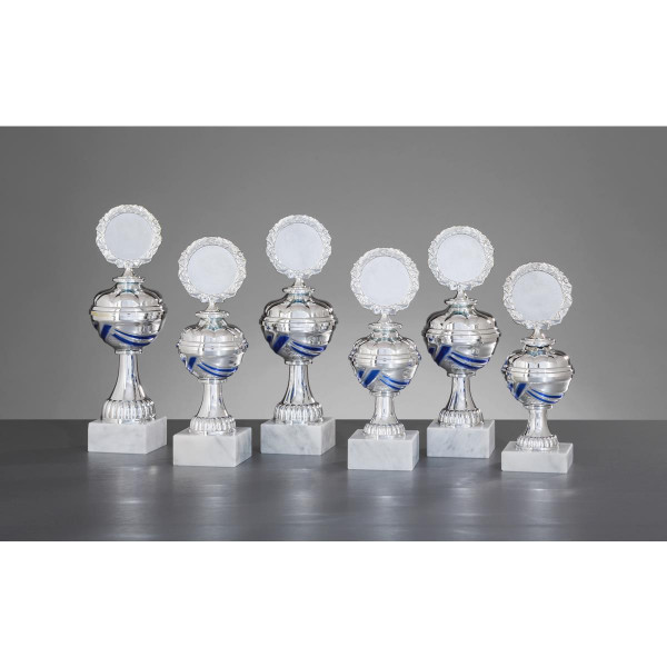 Pokal Silber-Blau Economy