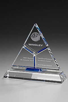 Kristallglas Trophäe "Puzzle"