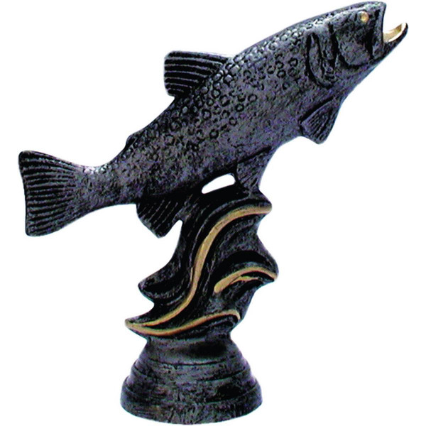 Pokal Angler Figur Forelle