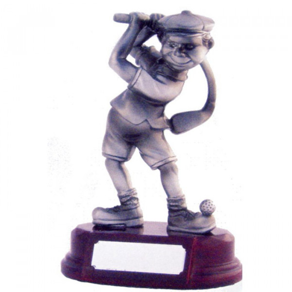 Cartoon Figur Golf Pokal Herren