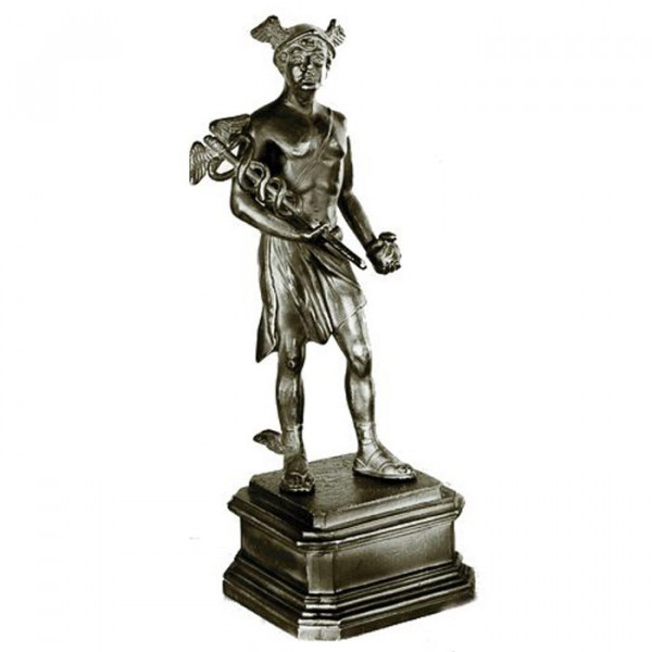 Edles Figur Statue Merkur Römischer Gott Handel Antike