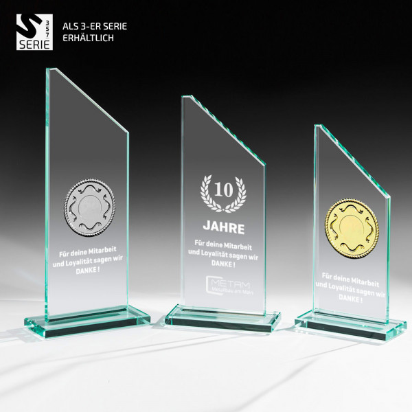 Glas Trophäe Benjamin