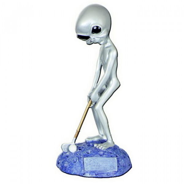 Sportfigur Alien Golf Verein Siegerauszeichnung