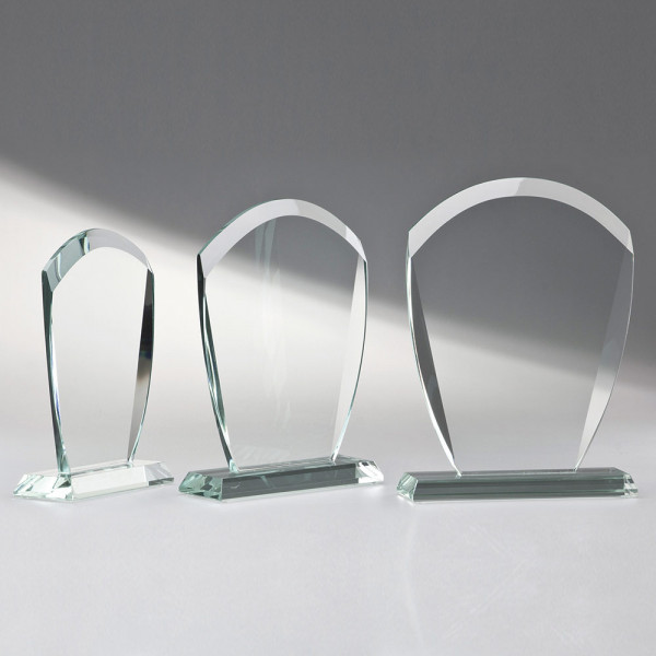 Glastrophäe Parabel